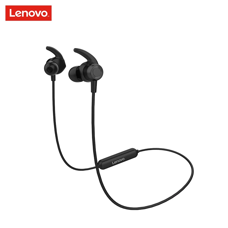 Lenovo HE16 Беспроводные спортивные стереонаушники Bluetooth 5,0 с защитой от пота, наушники с глубоким басом и микрофоном, наушники для тренировок и бега