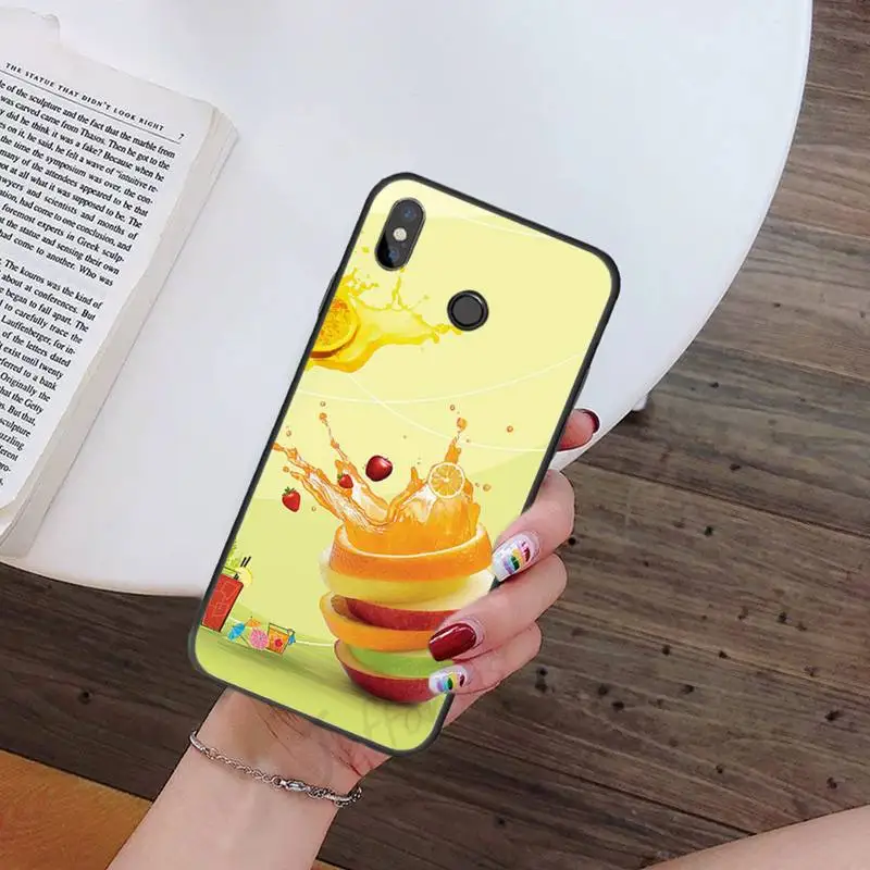 

Dancing fruit strawberry banana orange Phone Case For Xiaomi Redmi note 7 8 9 t k30 max3 9 s 10 pro lite