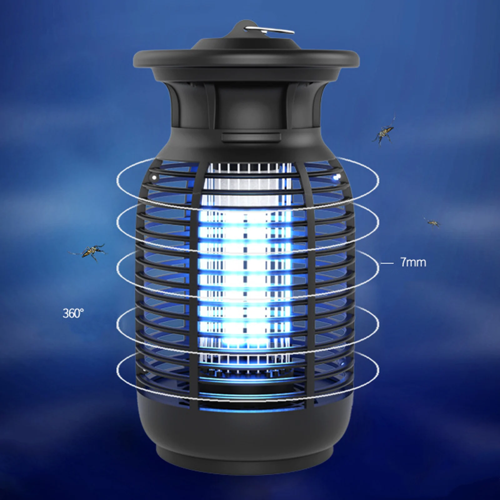 

Hanging Electronic Fly Trap UV Mosquito Insect Wasp Zapper Repellent US Plug