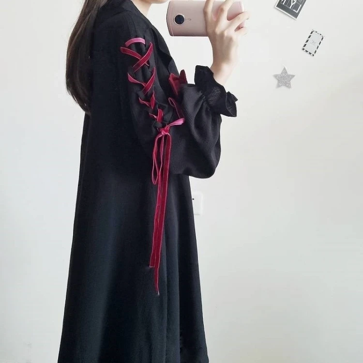 2020 Милая юбка в стиле &quotЛолита&quot повседневное студенческое шифоновое платье