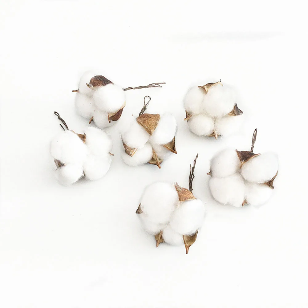 Искусственный цветок из хлопка для невесты 6 шт. | Дом и сад