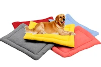 pet cat bed dog bed cama perr couch for dogs cotton thickened pet soft fleece pad blanket mat cushion cartoon kennels rug warm