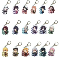hot sale charms pendant japan demon slayer fans collection props kawaii anime jewelry accessories for bag cosplay key chains