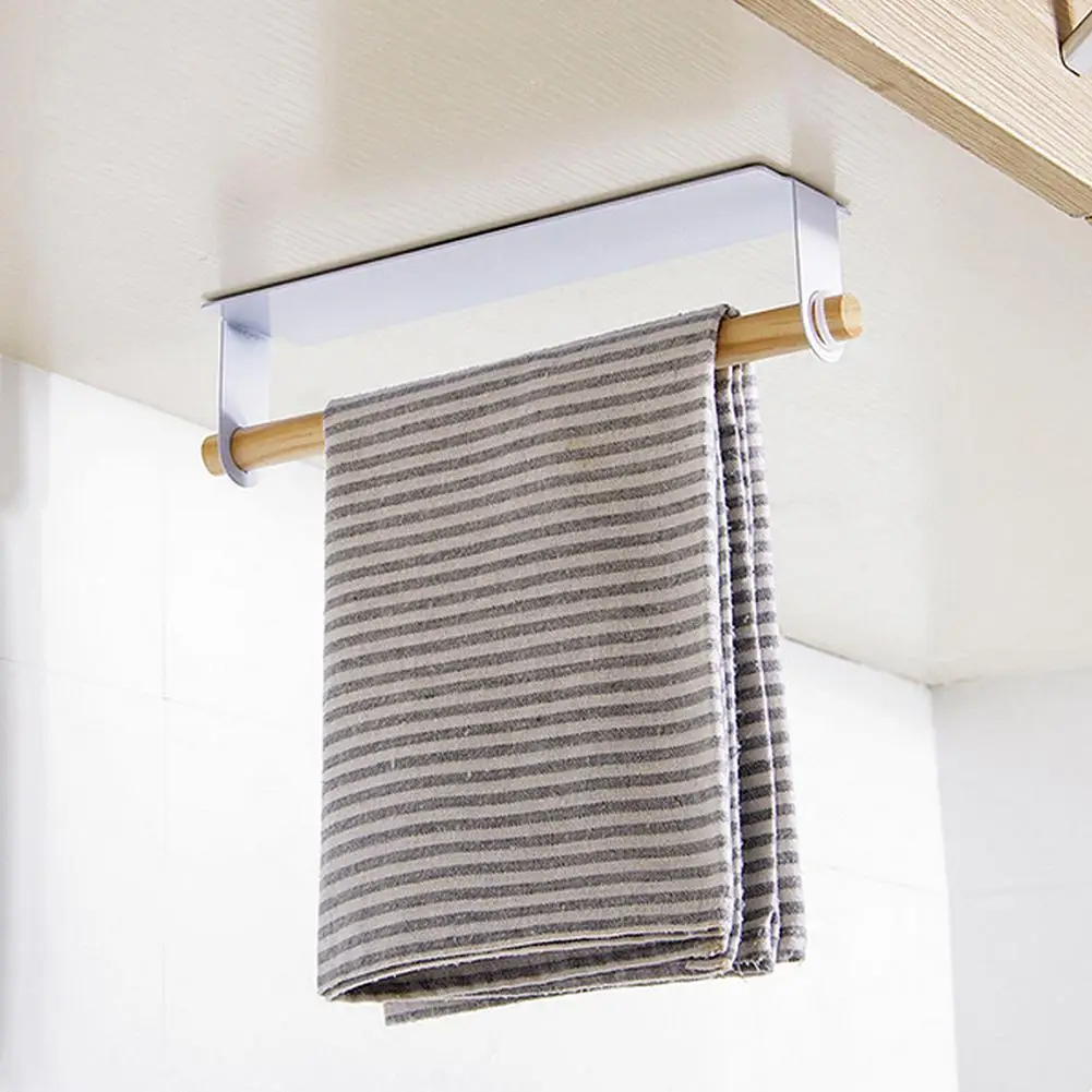 Настенный железный однополюсный держатель для полотенец подвесная стойка