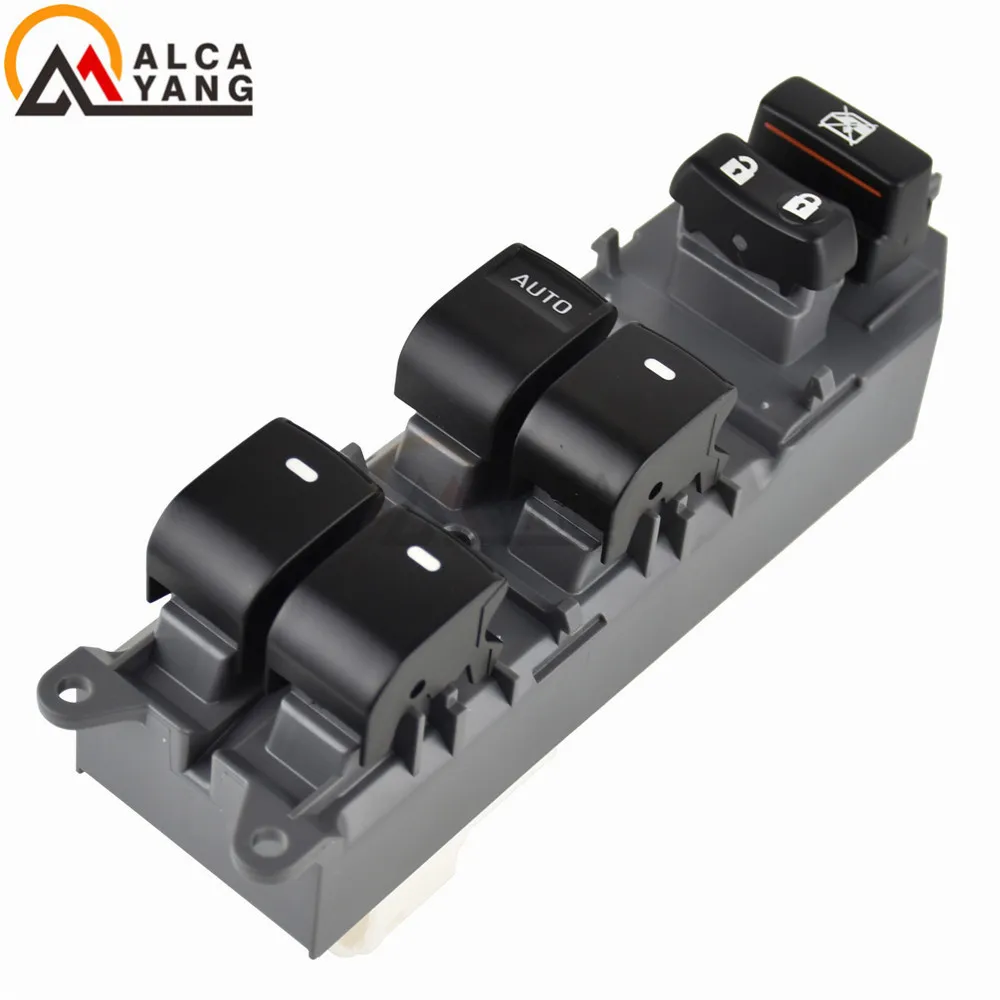 Освещенный переключатель стеклоподъемника для Toyota Yaris Camry Tacoma Lexus Highlander Land Cruiser Venza rav4 2006- 84820-06100 светодиодный