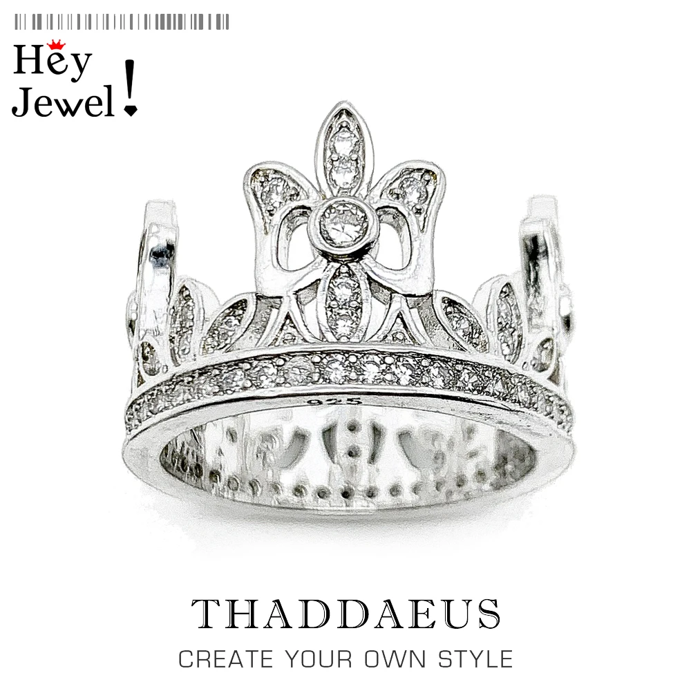 

Cross Crown Ring,Europe Style Glam Fashion Good Jewerly For Men & Women,2017 Vintage Gift In 925 Sterling Silver,Super Deals