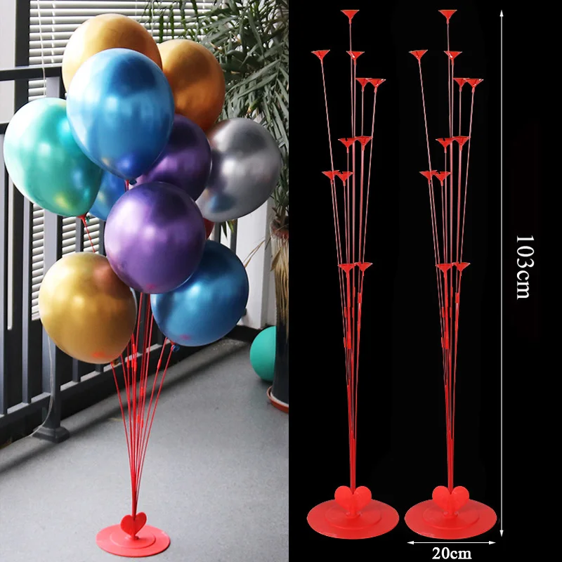Свадебные Воздушные шары с сердечками воздушные подставка держатель колонна