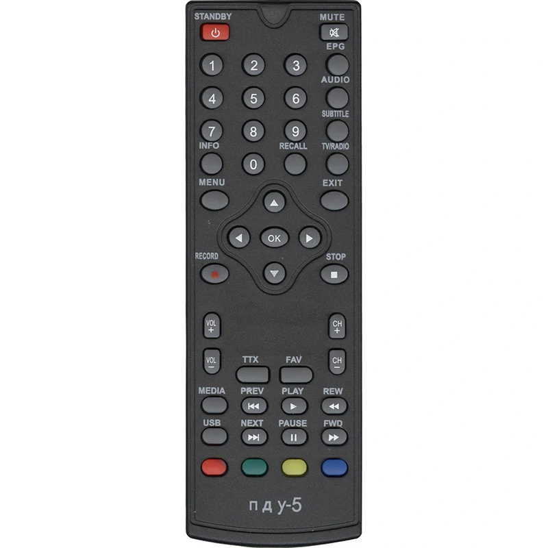 Пульт ДУ ORIEL ПДУ 5 ver.5 (SUPRA DF00) ic DVB T2 TESLER DSR 07/DSR 10/DSR 05D / DOFLER VB T2M01 T2M02|Пульты ДУ| |