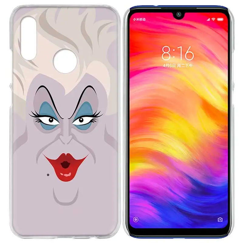 Чехол для Xiaomi Redmi Note 7 7A фотоаппаратов моментальной печати 7S 6 6A 5 Y3 K20 mi 8 до 9 лет CC9 CC9E A1 A2 A3 играть F1 Lite Pro Plus Урсула, Русалочка - Цвет: 01