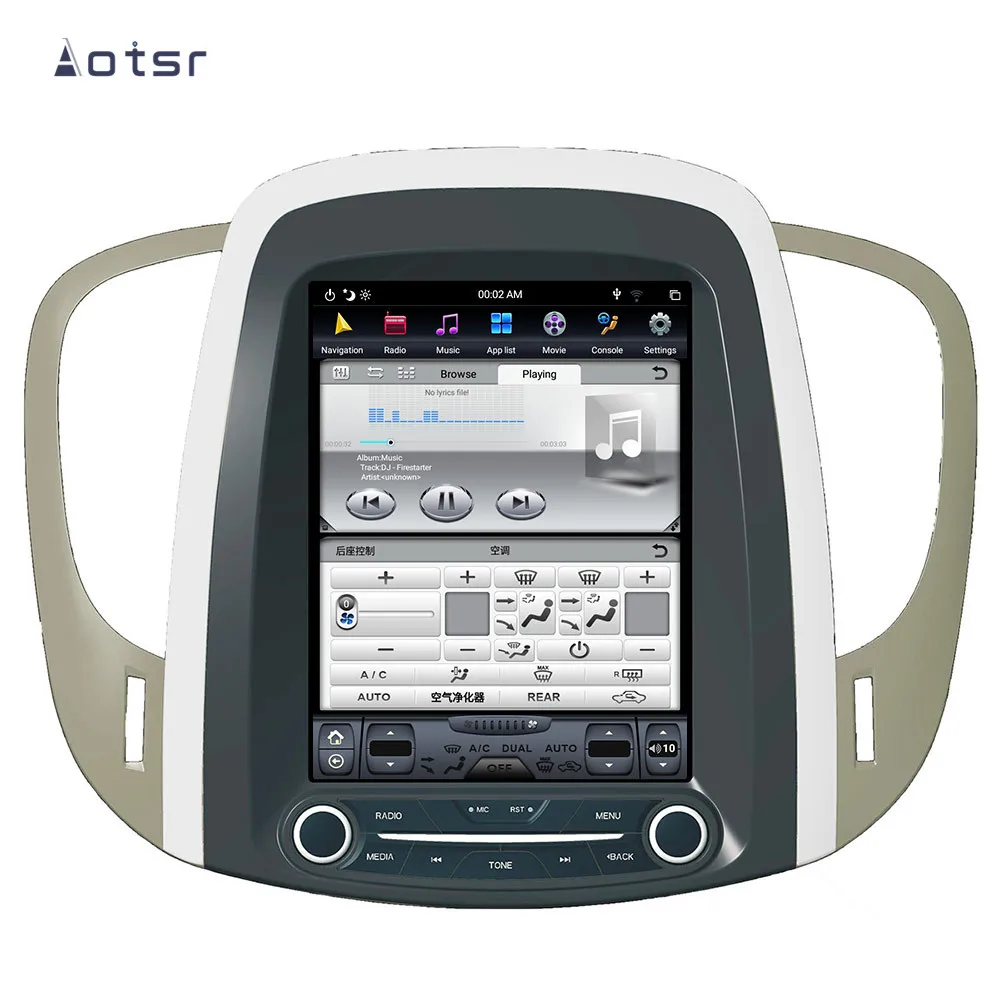 Автомобильный GPS-навигатор Tesla style Android 9 0 4 ГБ 64 для Buick lacrosse 2018-2014 головное