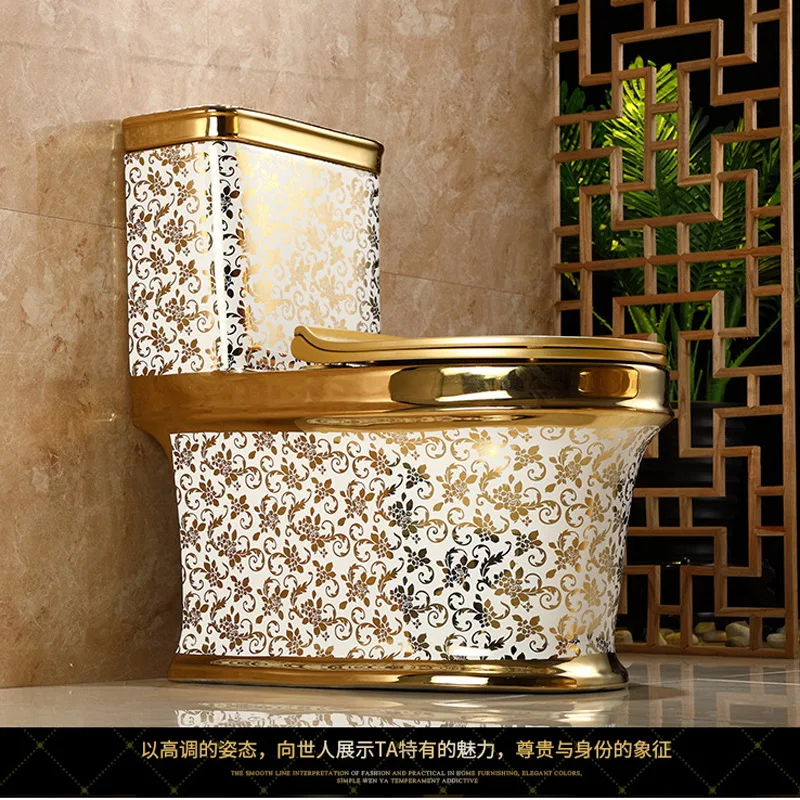 Местный Золотой туалет унитаз позолоченный для отеля|Туалеты| |