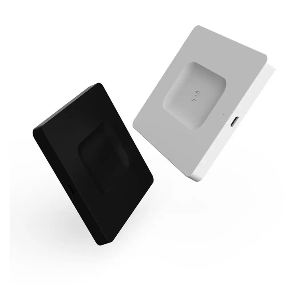 Беспроводная зарядка коробка для Airpods Apple наушники зарядное устройство дом