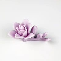 hc0301 przy peony bouquet flower mold mold silicone decoration plant molds flowers peony rose soap candle moulds bouquet