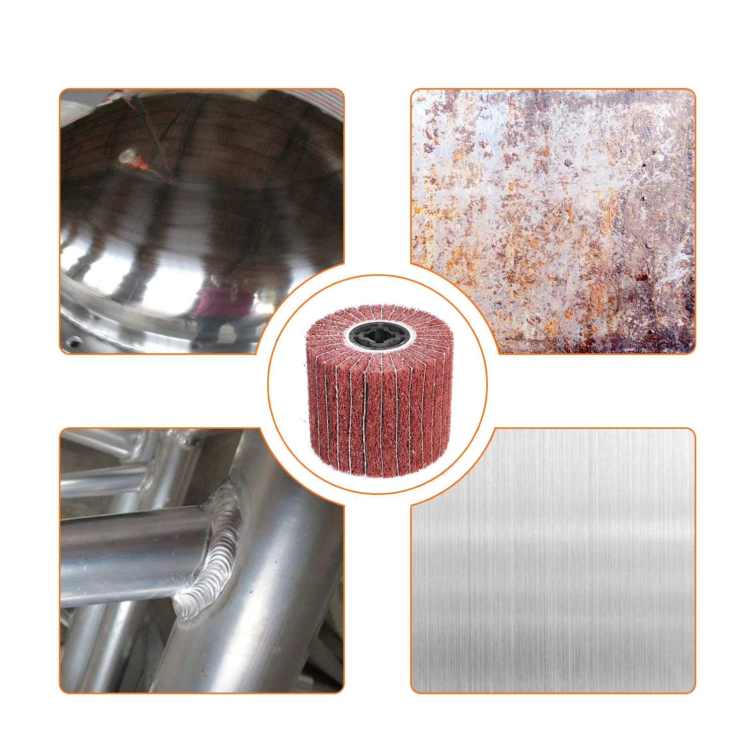 Колесо для полировки из нержавеющей стали портативное колесо совместимое с