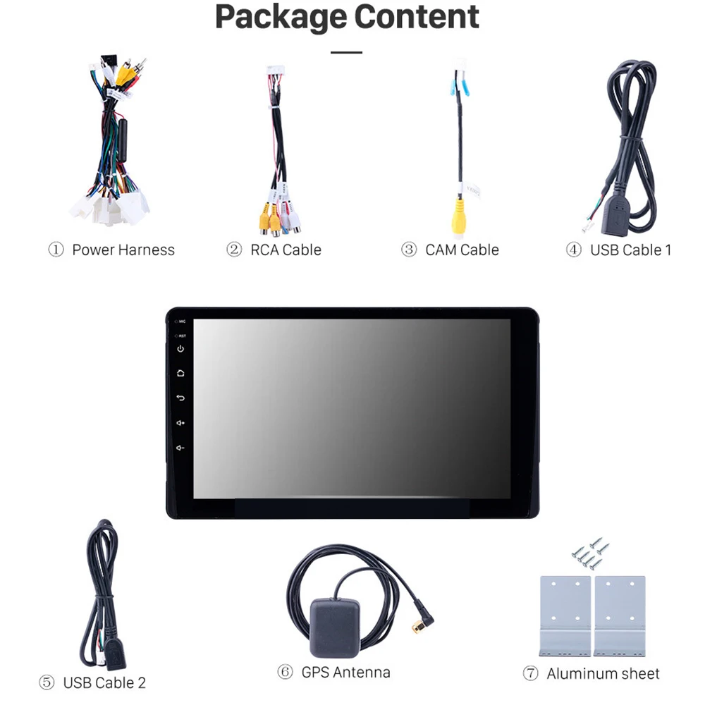 Автомобильный мультимедийный плеер стерео GPS DVD радио навигация Android экран