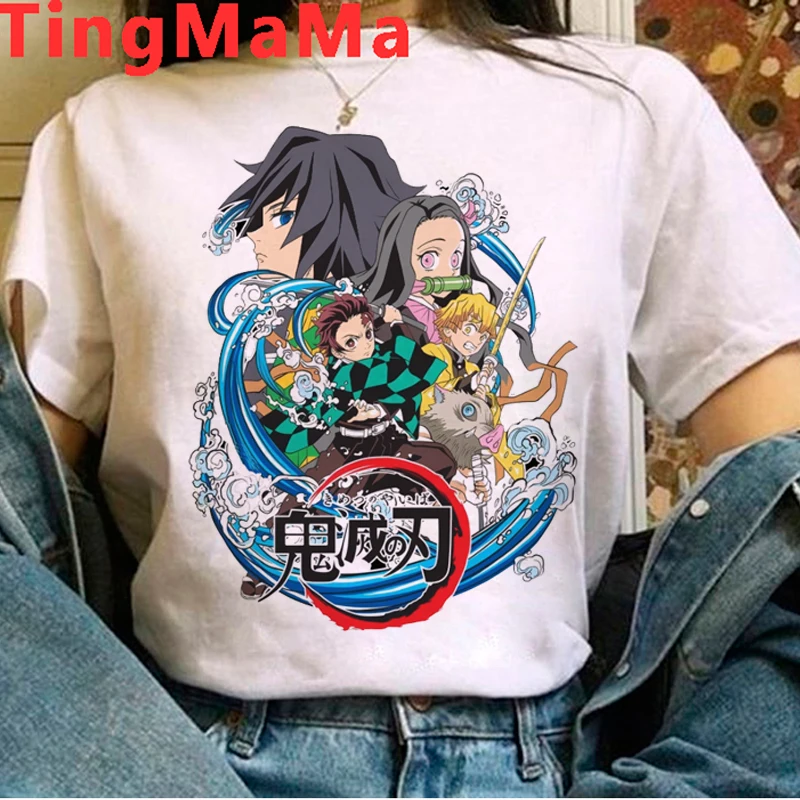 Футболка унисекс из японского аниме рассекающий демонов мультяшный рисунок Тан