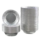 100 шт., одноразовые алюминиевые мини-кастрюли, 3 дюйма