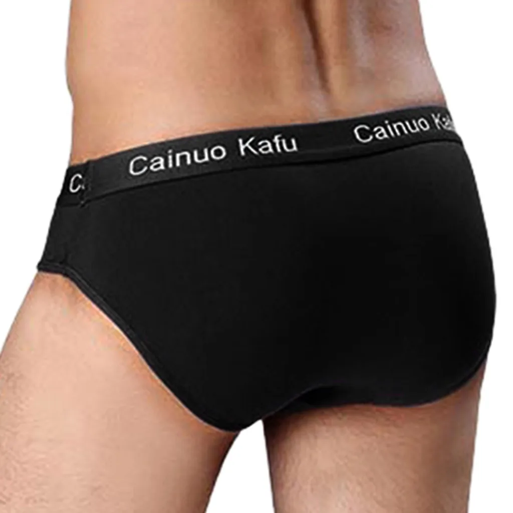 

Men's Briefs Soft Stitching Solid Color Polyester Panties Soft Casual Breathable Panties Sexy Panties