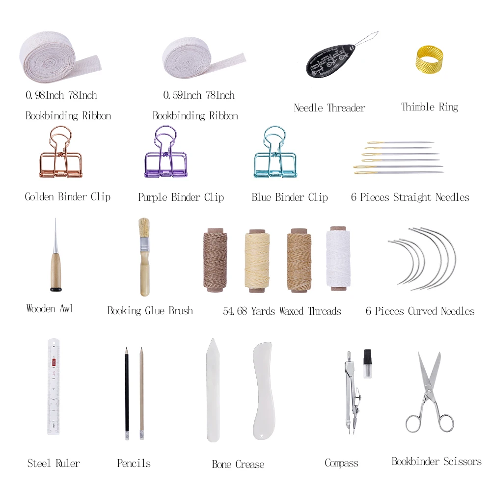 Набор ручных инструментов LMDZ 32 шт. инструмент для подвязки книг заостренных