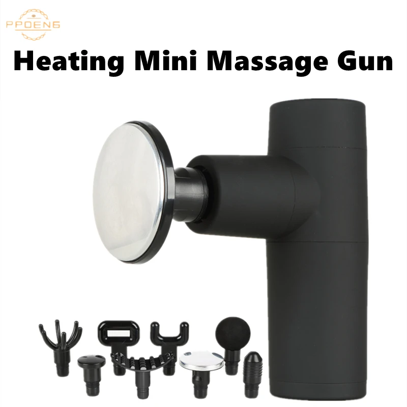 

Deep Tissue Professional Massage Gun Muscle Stimulator Body Massager Mini Fascial Gun heat Relax Low Noise Intelligently adjust