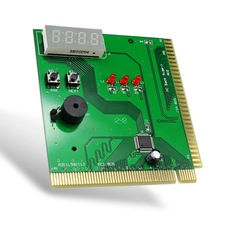 Pohiks 1 шт Высокое качество 4-разрядный карты анализатор ПК компьютер