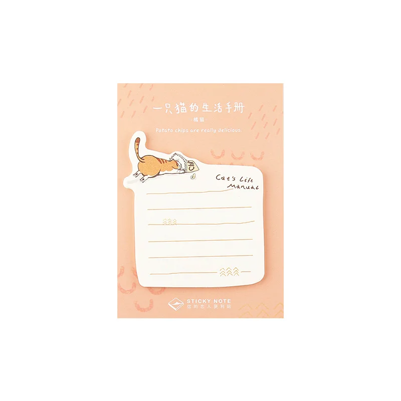 30 шт./компл. Kawaii Sticky Notes милый животный узор Dialog Pattren Memo Pad планировщик наклейки