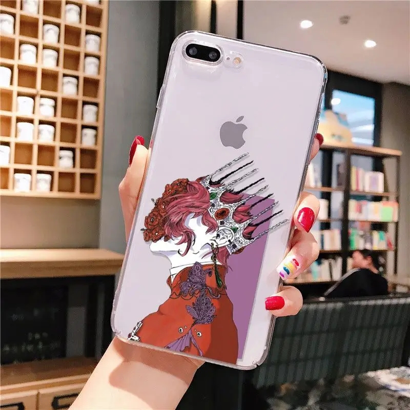 Yinuoda JoJo's Необычные Приключения прозрачный ТПУ чехол для телефона iPhone X XS MAX 6 6s 7