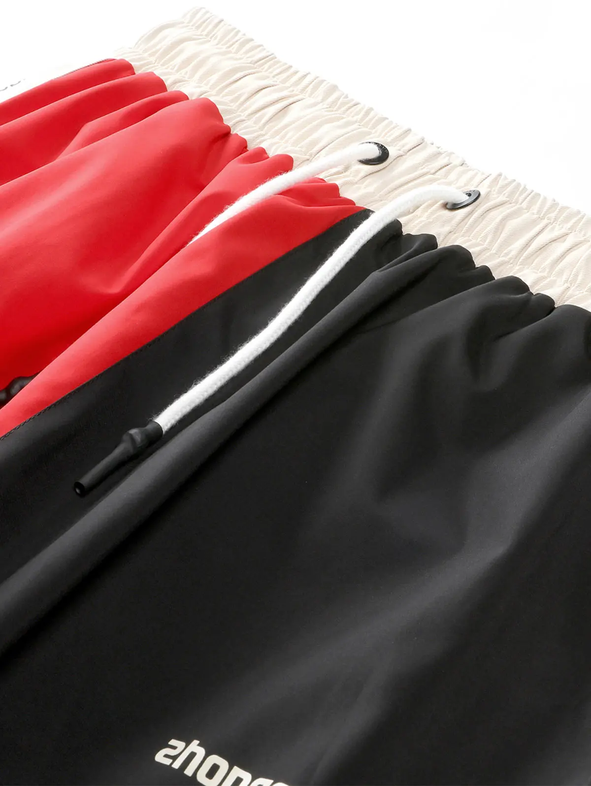 Мужские брюки для бега ZAFUL контрастный цвет комбинированные с буквенным принтом