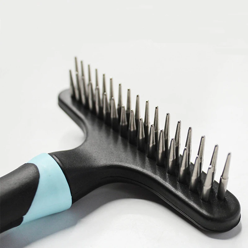 Прямая поставка расческа для вырезания шерсти домашних животных вычесывания