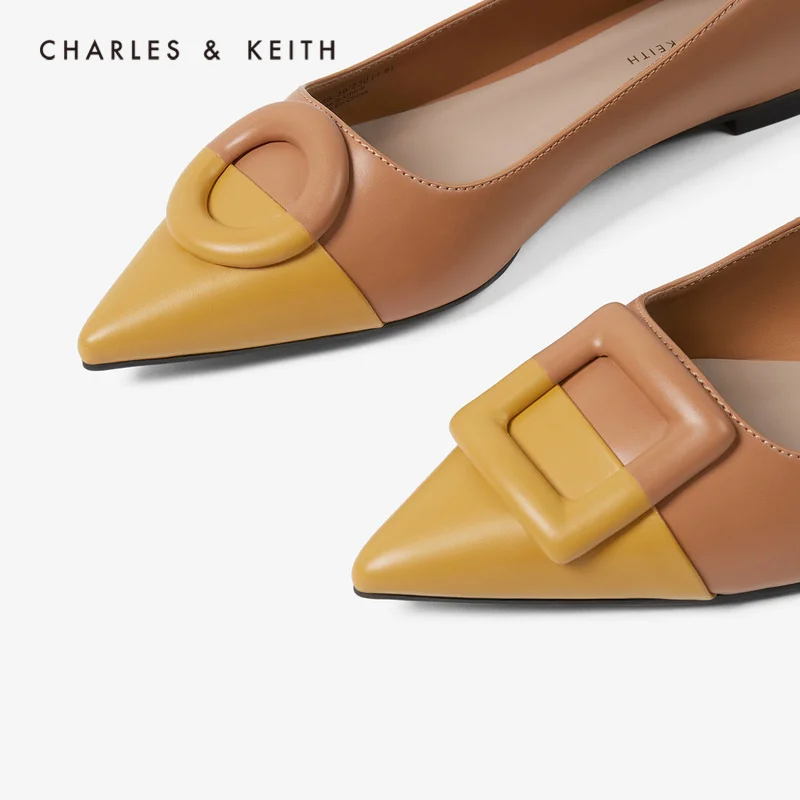 CHARLES＆KEITH Новинка на Весну и Лето2020CK1 70580135Женские туфли Острый Носок Сандалии с