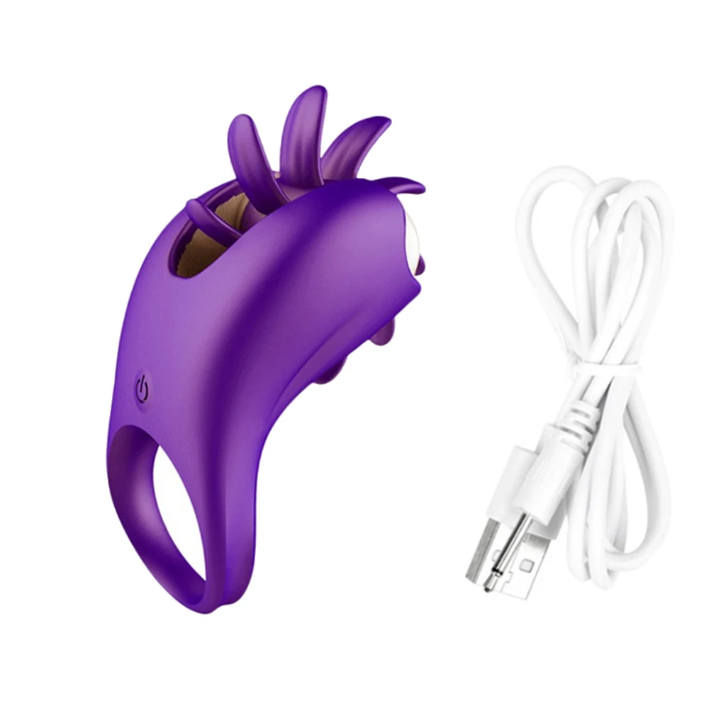 USB Charging Male Delay Lasting Premature Lock Fine Ring Couple Games Massager Wand Vibrating | Красота и здоровье