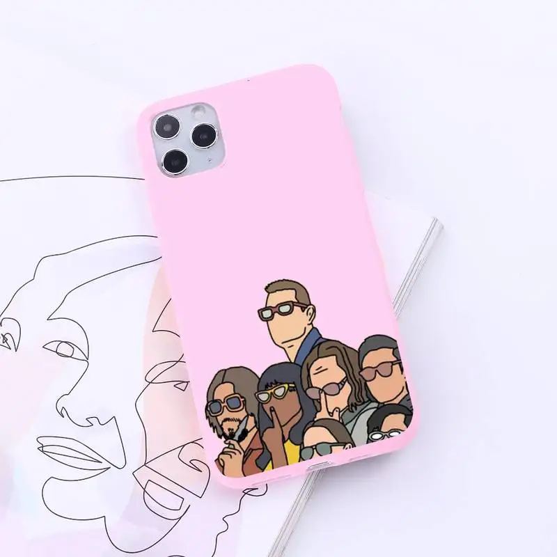 

American TV show Umbrella Academy Phone Case Candy Color for iPhone 6 7 8 11 12 s mini pro X XS XR MAX Plus