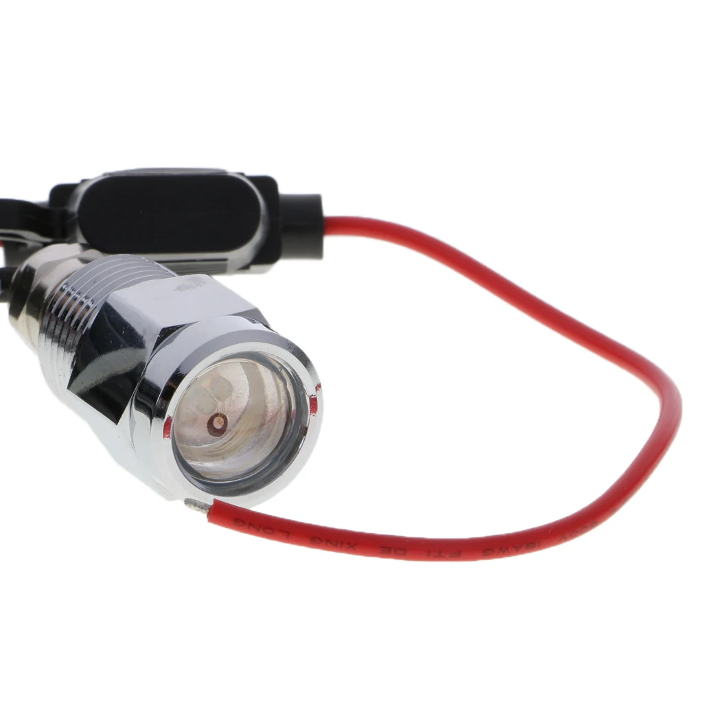 

Super Bright Blue LED Underwater Light Boat Drain Plug Light for Diving Fishing Swimming