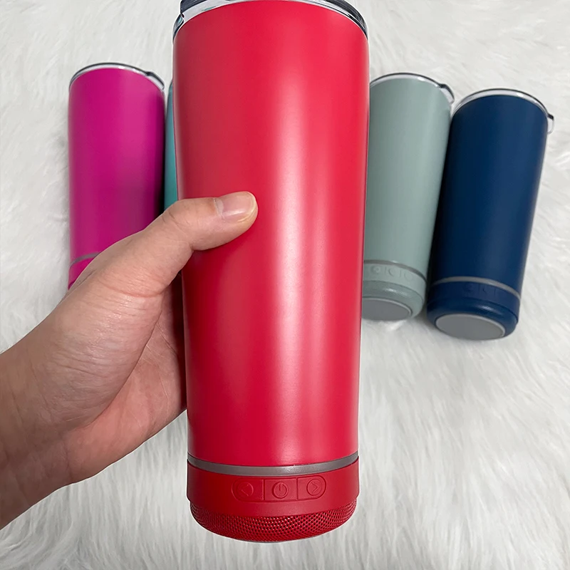 

18oz New Sale Bluetooth Speaker Smart Tumbler Music Water Bottle Stainless Steel Wireless Music Cup Party Gift Dropshipping