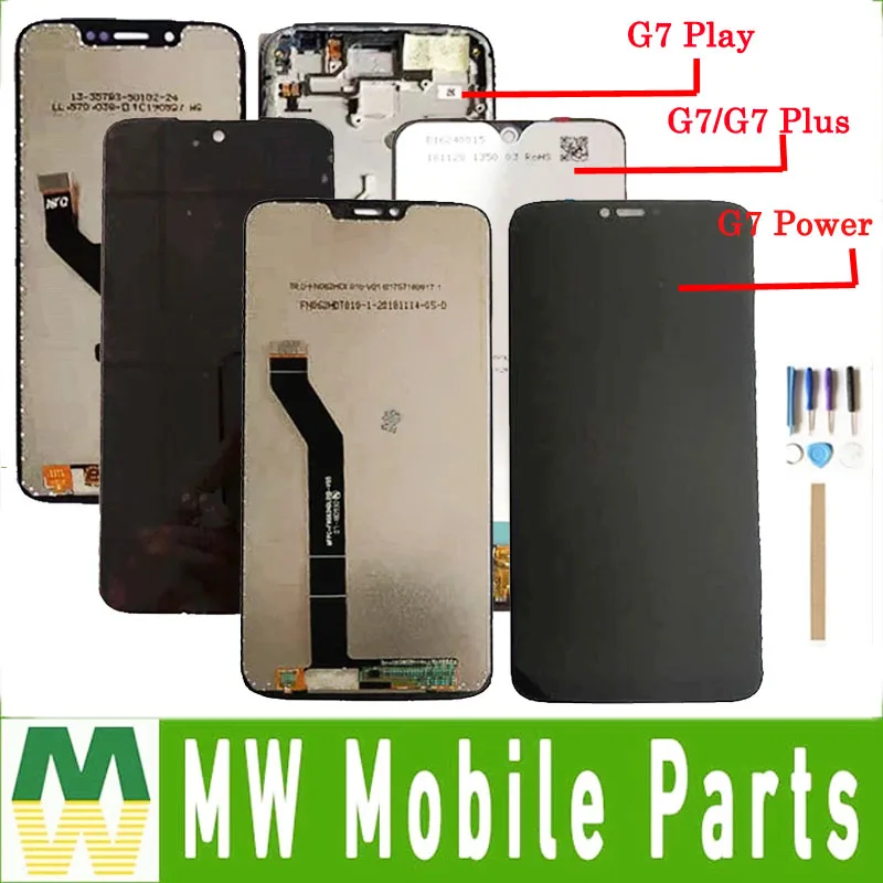Без/с рамкой для Motorola Moto G7 Play / Power Plus ЖК дисплей + дигитайзер сенсорного экрана