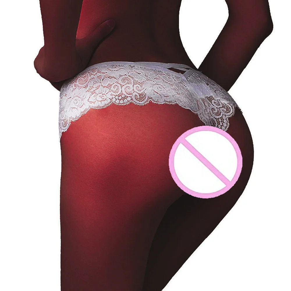

4Pcs 4PCS Sexy Lace Panties Underwear Woman Comfortable Lingerie Female Intimates Transparent Panty Women's Underpants Plus Size