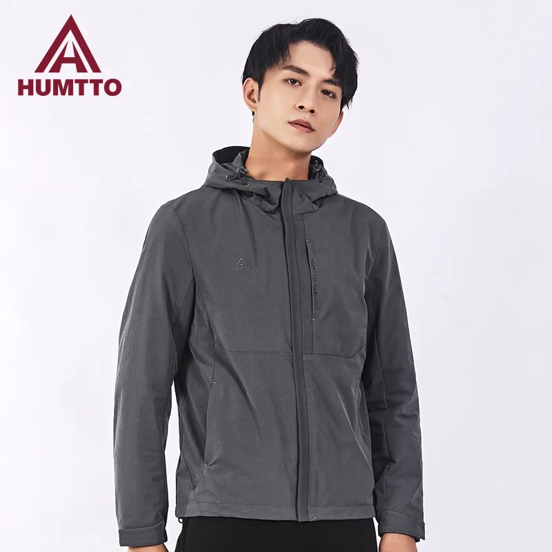 

HUMTTO Jacket Men Waterproof Autumn Winter Jackets for Mens Style Brand Black Outdoor Windproof Keep Warm Windbreaker Coats Man