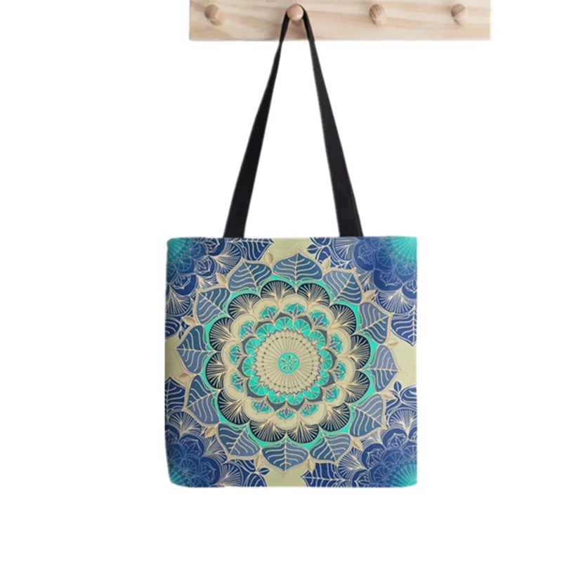 

Сумка-шоппер с принтом полуночного цветения, женская сумка для покупок в стиле Харадзюку, холщовая сумка-шоппер, женская сумка-тоут, женская...