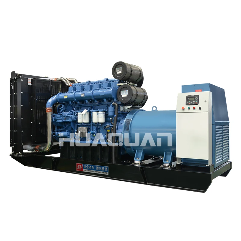 Торговая гарантия 1000kw yuchai само работающий бескамерный дизельный генератор