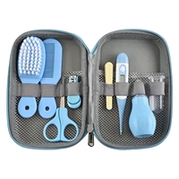 baby care products nasal aspirator medicine feeder 8 piece cartoon bag set baby nail scissors manicure scissors
