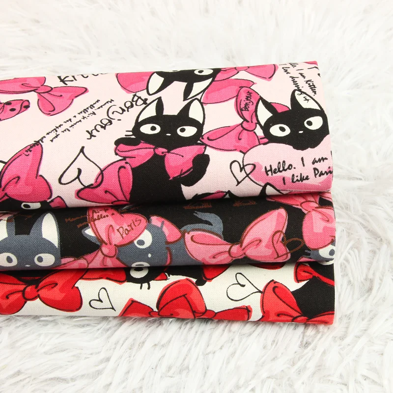 

Handmade DIY Garment Dress Print Half Yard Thick Cotton Fabric Cartoon Sewing Tissu 100% Cotton Children Brocade Fabric Plain