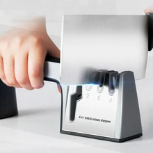 Точилка алмазные кухонные инструменты из нержавеющей стали заточка ножей точилка для ножей ножницы для забрасывания камнями нож слайкер с коробкой