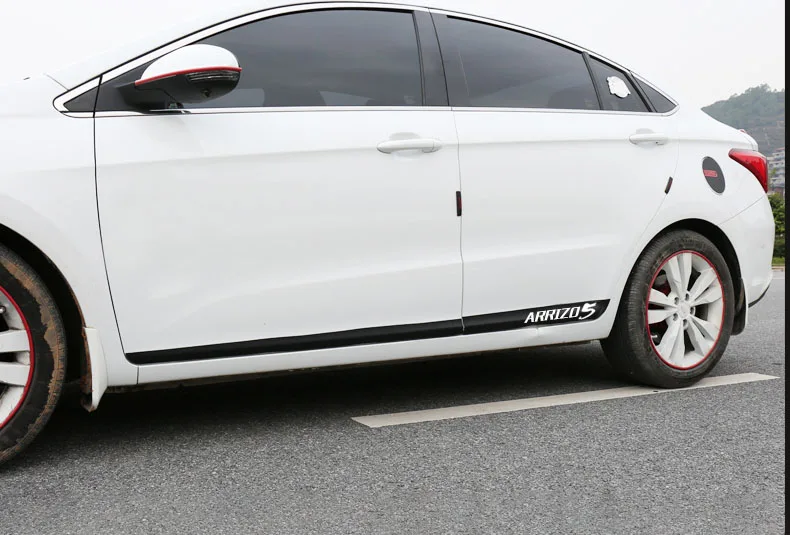 Для Chery ARRIZO5 ARRIZO 5 наклейки из углеродного волокна для отделки дверей наклейки на корпус с цветами наклейка на топливный бак крышка устойчива к царапинам