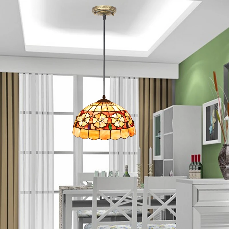 Подвесная лампа в виде ракушки люстра для ресторана кабинета вход Балконная