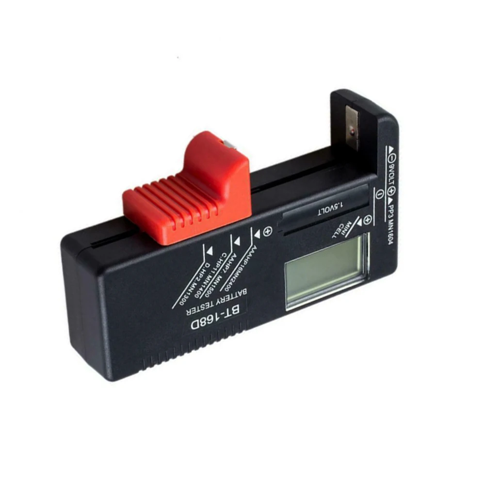 Тестер емкости аккумуляторов BT168D цифровой дисплей для кнопок и батарей |