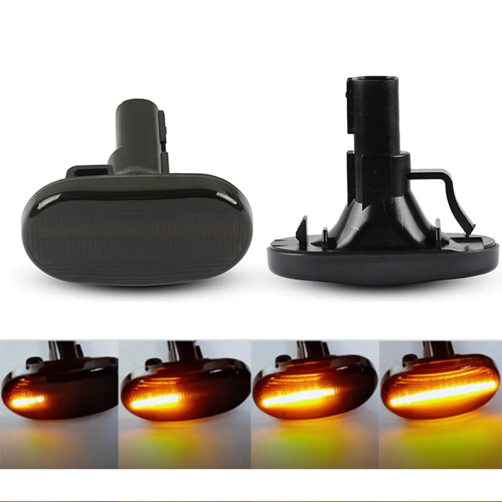 

Dynamic Amber LED Side Marker Blinker Turn Signal Lights For Suzuki Jimny JB64W JB74W JB23W Lapin Mazda AZ Off-Road Chevy Cruze
