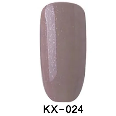 KX024 Gel 8ML KODIES зимний цветной гель лак глазурь замачиваемый УФ светодиодный гель для ногтей художественный Гель-лак для ногтей Vernis Полупостоянный лак для ногтей 8 мл Gellak - Цвет: KX024 Gel 8ML