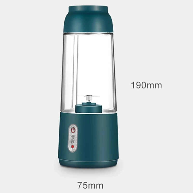 

400ml Portable Mini 4-blade Blender Juicer Electric Blender Mini USB Charging Blender Fruit Extractor Food Maker Smoothie