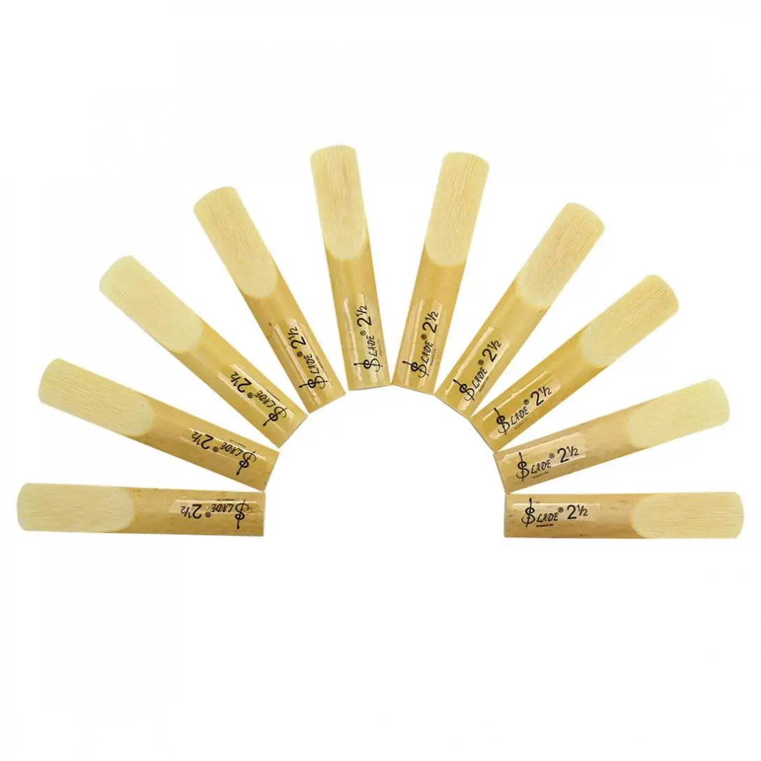 Саксофон Reeds 10 x Lade Sax bB Strength 2 5 1/2 Bamboo для Tenor саксофона Hot|Детали и аксессуары| |
