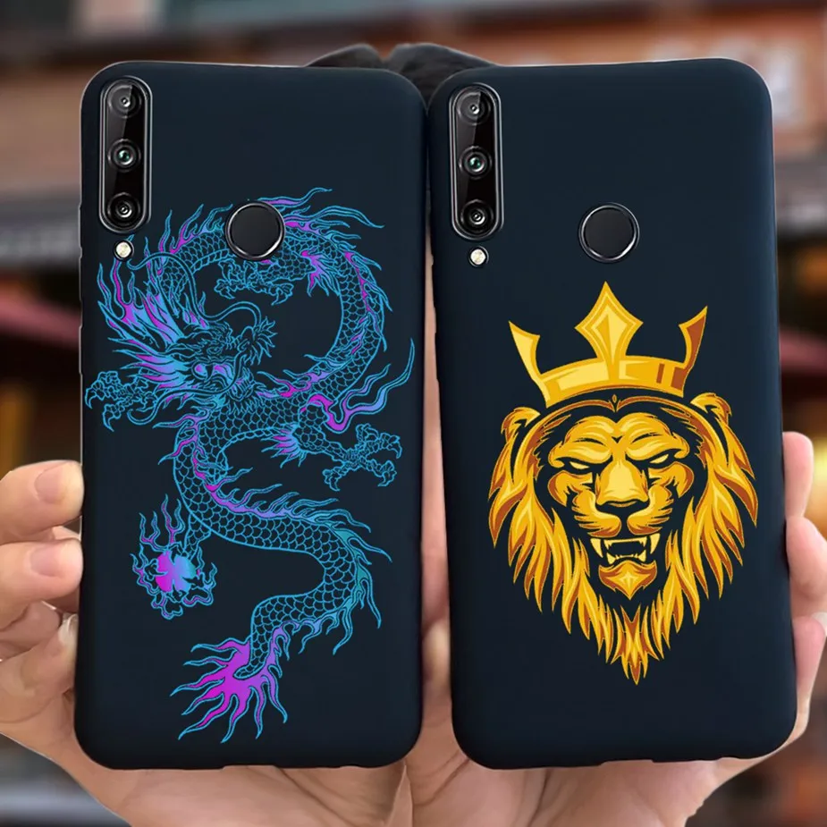 Чехол для телефона Huawei P40 Lite E роскошный черный силиконовый мягкий чехол из ТПУ